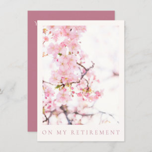 INVITATION : RETIREMENT : CHERRY BLOSSOM BRANCH
