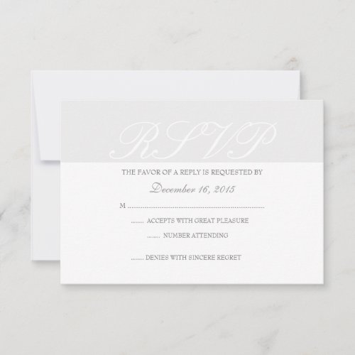 Invitation RSVP Card-RSVP