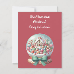 Invitation Sweet Christmas Greeting Card