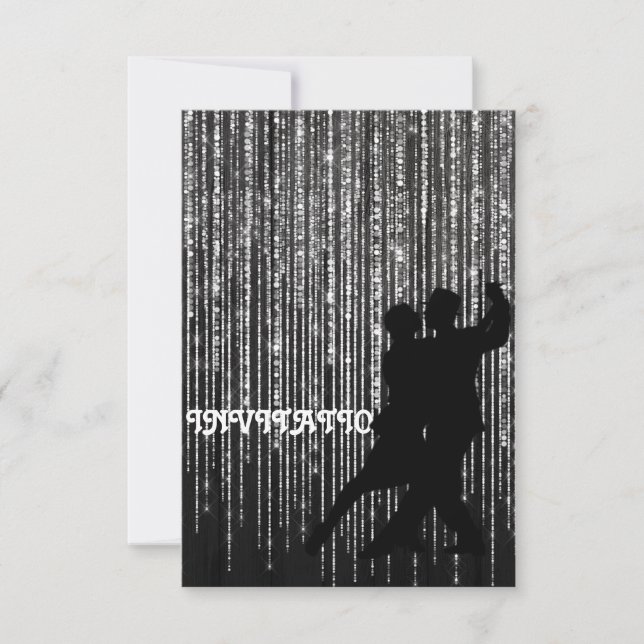 Invitation Tango Flamenco Latin Dance (Front)