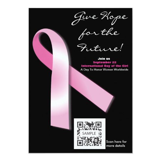 Invitation Template Breast Cancer Awareness