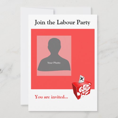 Invitation Template Labour Party