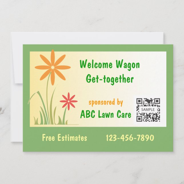 Invitation Template Lawn Care (Front)