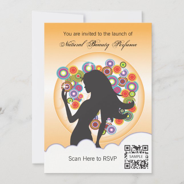 Invitation Template Perfume (Front)