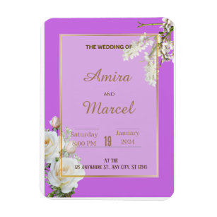 Invitation The Wedding of Rosy Magnet