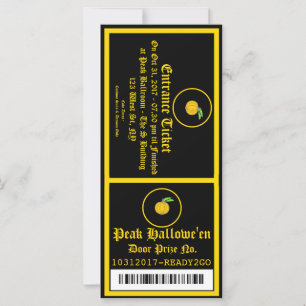 Invitation Ticket for Hallowe'en Party 2
