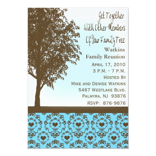 Invitation to a Family Reunion | Zazzle.com