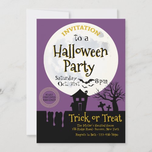 Invitation to a Halloween Party