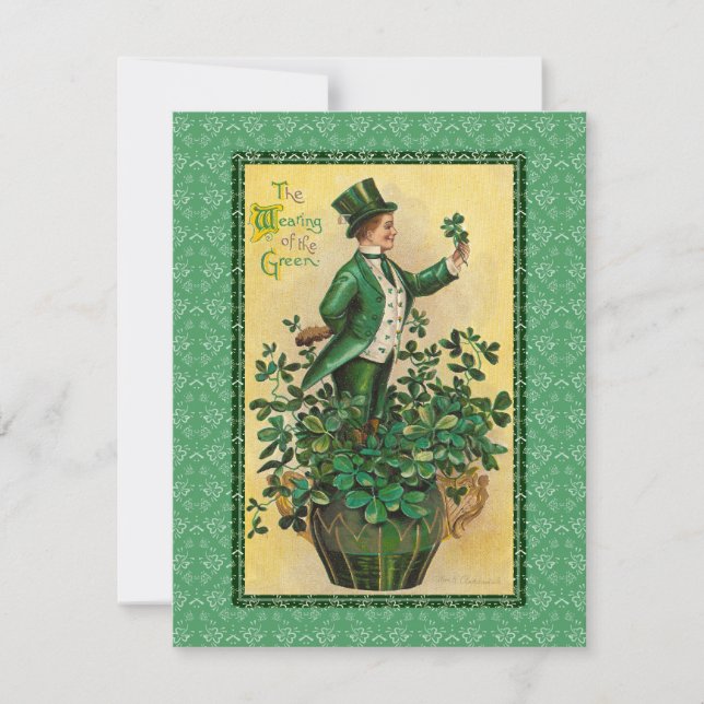 Invitation to an Irish Feast, St. Patrick's Day (Front)