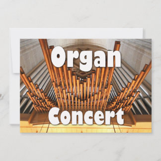 Invitation to an organ concert - Ulm pipes