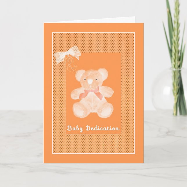 Invitation to Baby Dedication Ceremony, Twins (Front)