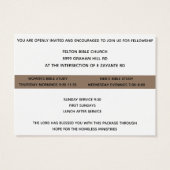 Invitation to Christ (Back)