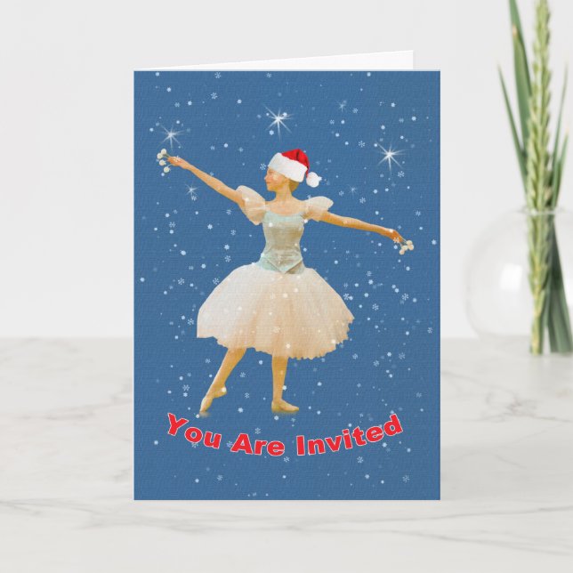 Invitation to Christmas Dance Recital (Front)