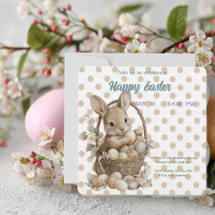 invitation to Easter with Peter Rabbit