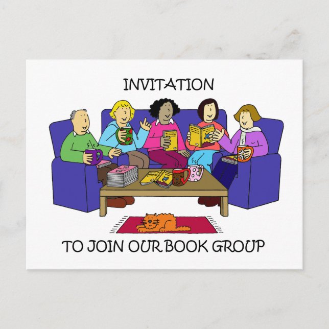 Invitation to Join Our Book Group (Front)