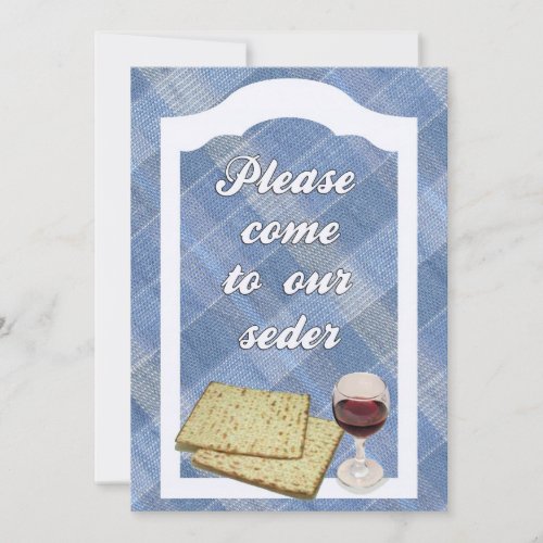 Invitation to Passover Seder