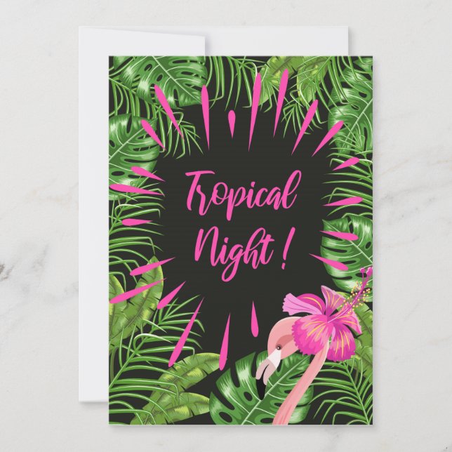 Invitation to the beach party. (Front)