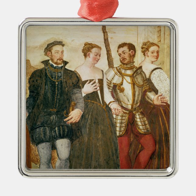 Invitation to the Dance Metal Ornament (Front)