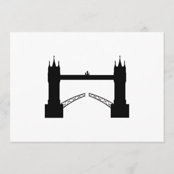 Invitation To Tower Brigde London by JiSign at Zazzle