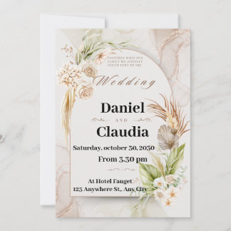 Invitation wedding