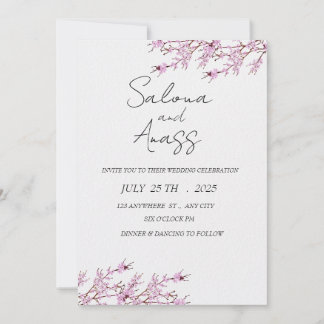 Invitation wedding