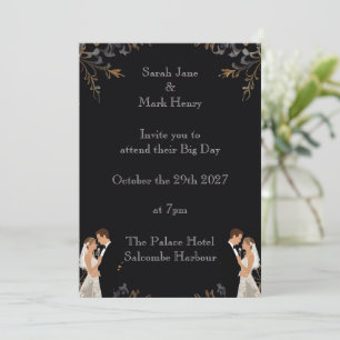 Invitation Wedding layout you can personalise