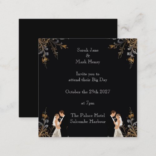 Invitation Wedding layout you can personalize