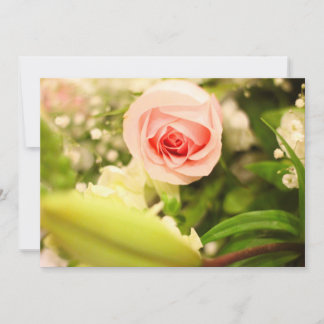 Invitation with floral cover