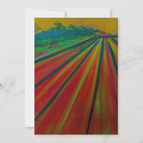Invitation with original artwork by Alwin Ursola