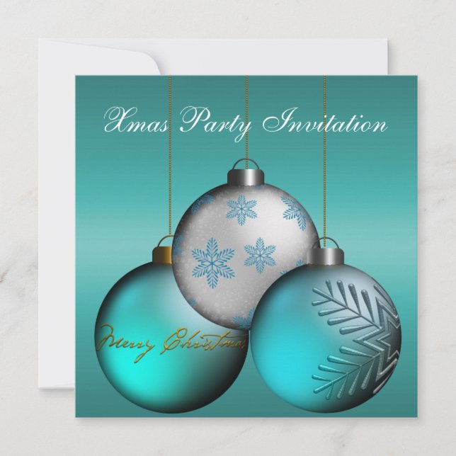 Invitation Xmas Party Christmas (Front)