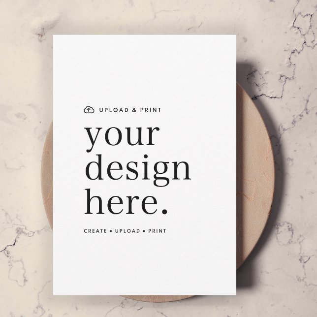 Invitation Your Design Upload 5" x 7" (Versatile invitation template for business, events, weddings, special occasions & more!)