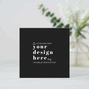 Invitation Your Design Upload Square