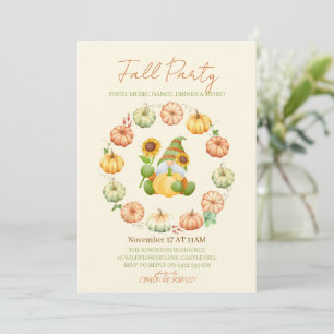 InvitationAutumn Vibes Fall party invitate Invitation