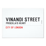 VINANDI STREET  Invitations