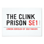 the clink prison  Invitations