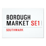 Borough Market  Invitations