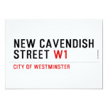 New Cavendish  Street  Invitations