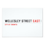 Wellesley Street  Invitations