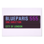 BlueParis  Invitations