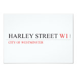 HARLEY STREET  Invitations