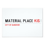 Material Place  Invitations