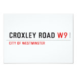 Croxley Road  Invitations