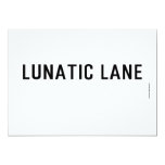 Lunatic Lane   Invitations
