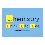 Chemistry
 Think Tac Toe  Invitations