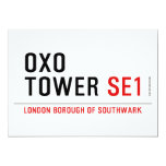 oxo tower  Invitations