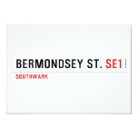 Bermondsey St.  Invitations