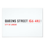 queens Street  Invitations