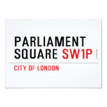 parliament square  Invitations