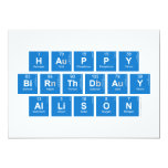 Happy
 Birthday
 Allison  Invitations
