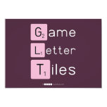 Game
 Letter
 Tiles  Invitations